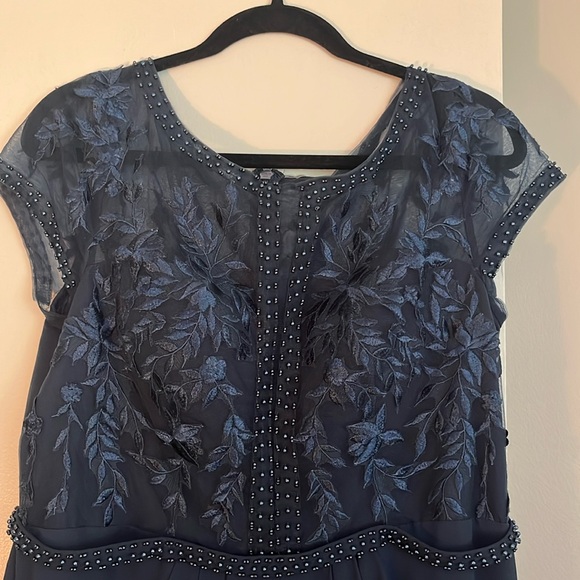 Azazie Dresses & Skirts - Azazie Silvia Dress in Dark Navy-Worn Once